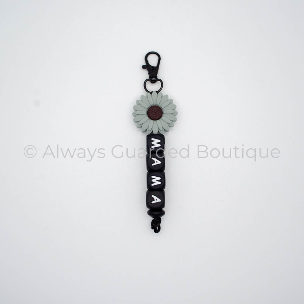 Sage Daisy MAMA Keychain