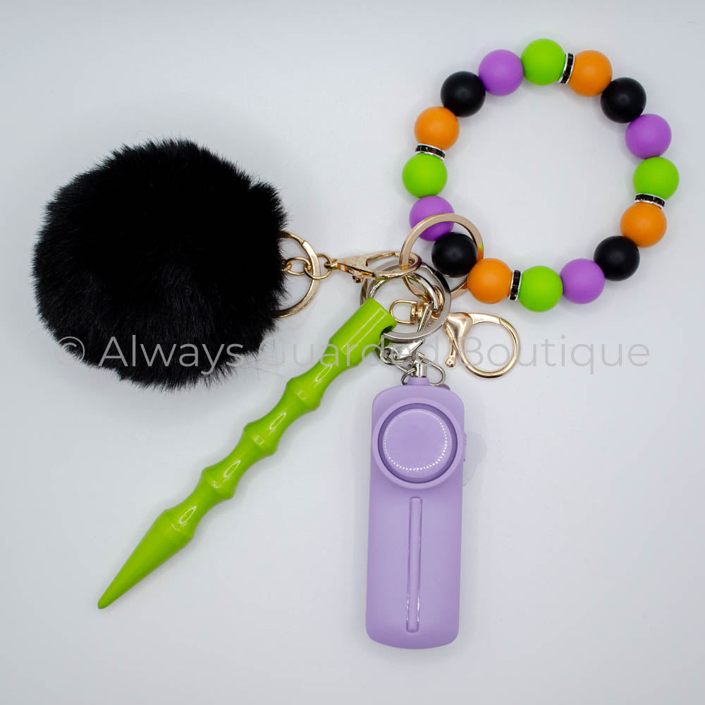 Spooky Vibes Halloween Safety Keychain