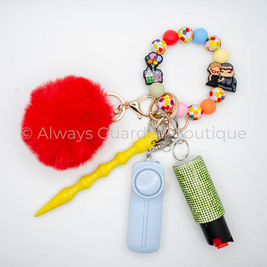 Adventure Awaits Safety Keychain With Optional Pepper Spray