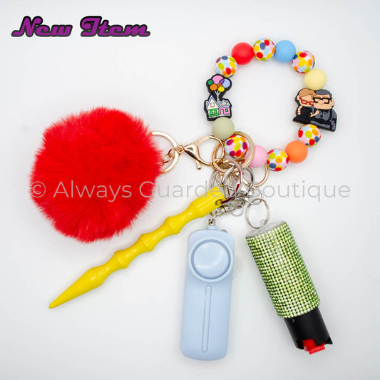 Adventure Awaits Safety Keychain With Optional Pepper Spray