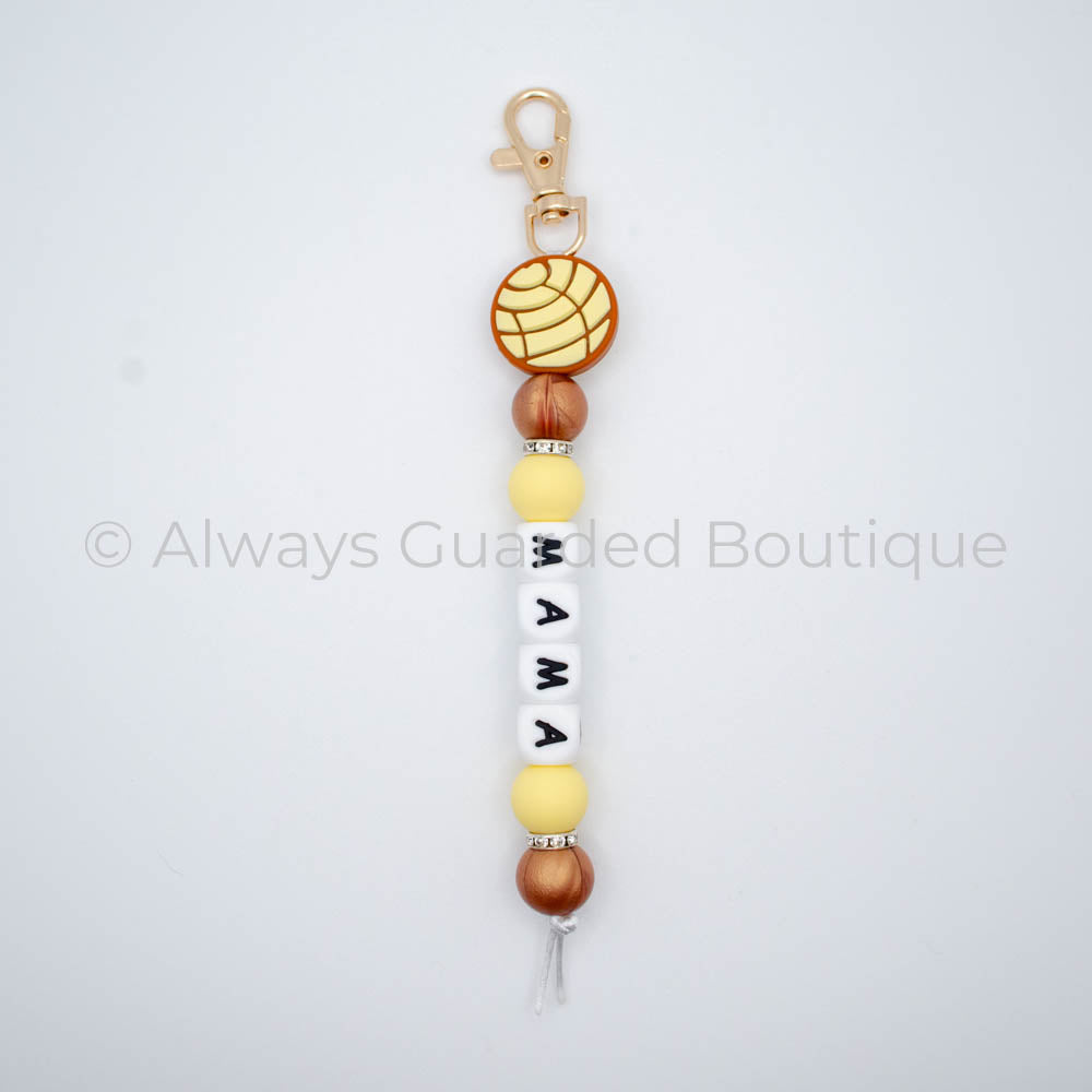 Vanilla Concha MAMA Keychain