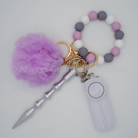 Violet Princess Safety Keychain without Pepper Spray