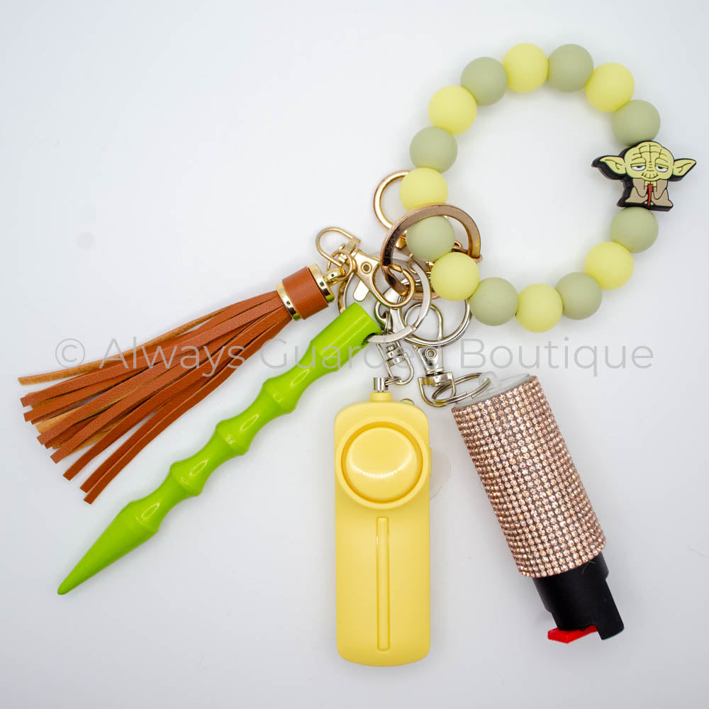 Yoda Safety Keychain with Optional Pepper Spray