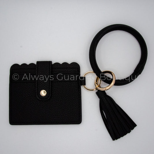 Black Bangle Wristlet Wallet