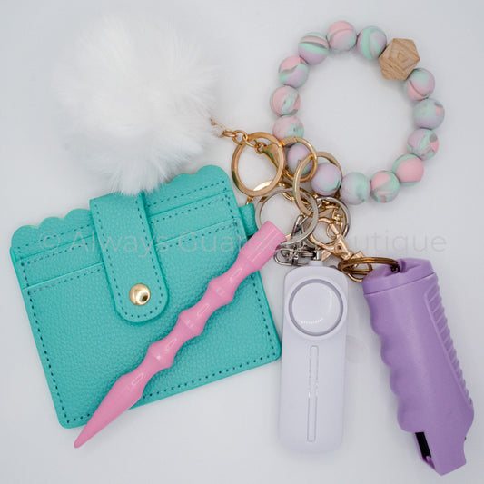 Bubble Gum Essential Keychain with Pepper Spray