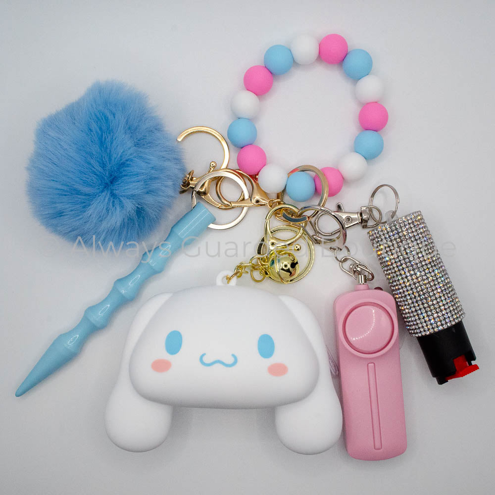 Cinnamoroll Guardian Safety Keychain with Optional Pepper Spray
