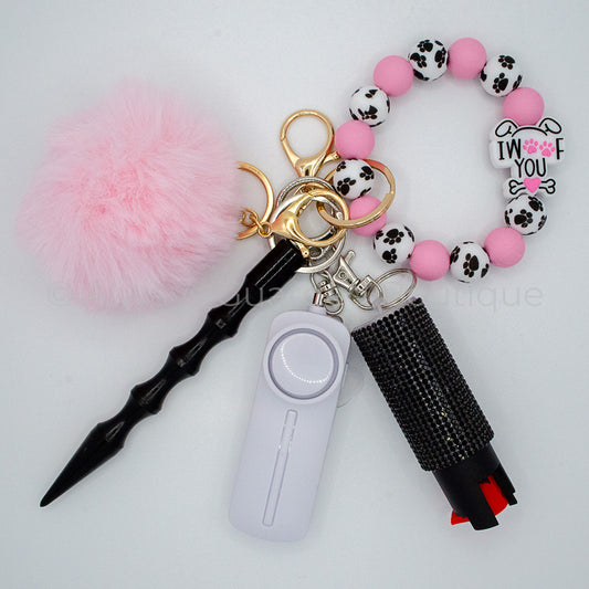I Woof You Specialty Keychain with Pepper Spray