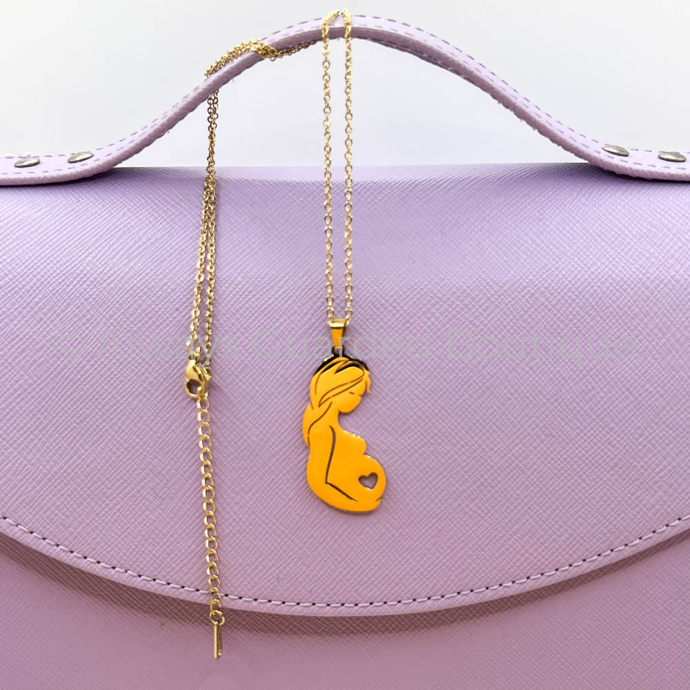 Pregnant Mommy Necklace