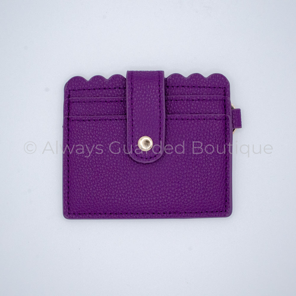 Purple Card Holder Wallet