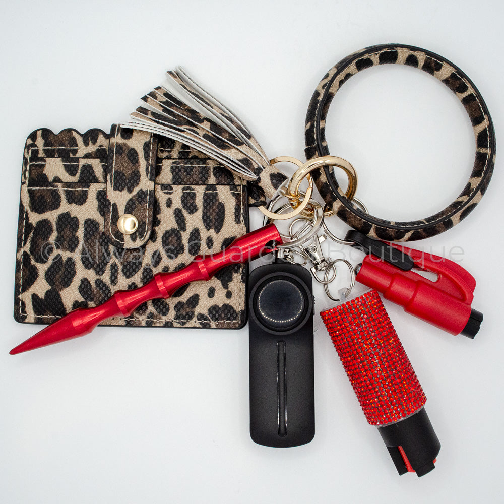 Vicious Bangle Keychain with Pepper Spray